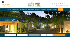 Desktop Screenshot of campingelfar.com